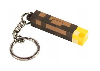 MINECRAFT brelok , mini lampka , latarka led , pochodnia