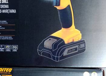 Zestaw elektronarzędzi aku Wiertarko wkrętarka+narzędz wielofunkcyjne Nowe