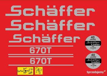 naklejki schaffer 670t
