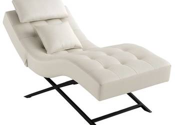 Łóżko kosmetyczne kremowo-czarne Figura