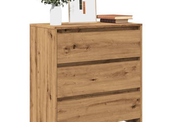 Szafka dąb artisan 70x41x75 cm materiał drewnopochodny WM-856779