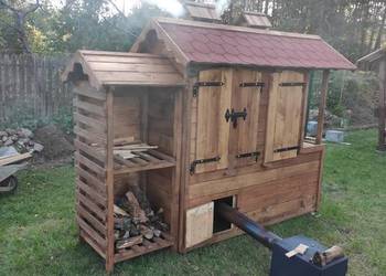 Wędzarnia podwójna duża środek olchowy (jedna elektryczna)