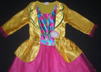 Strój kostium przebranie ALICJA W KRAINIE CZARÓW 5-6 lat 110-116cm DISNEY