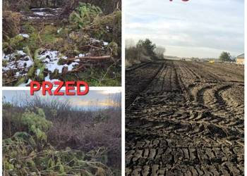Mulczowanie,Wgłębne Powierzchniowe , Wycinka drzew Rekultywacja gruntów