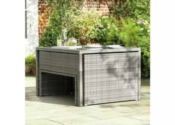 Zestaw mebli ogrodowych SPACE SAVER dwa stoły plus cztery ławki 8 osób