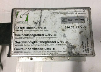 Sterownik Modul Groeneveld Speed Limiter RPM TPL 92.7924 614.03 24V
