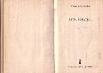 (9240) LINIA ŚWIATŁA – WANDA KARCZEWSKA