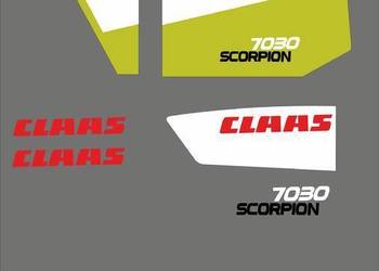 naklejki claas scorpion 7030