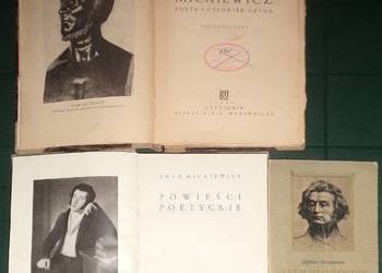 3x książki Adam Mickiewicz, Henryk Szyper, Sawrymowicz