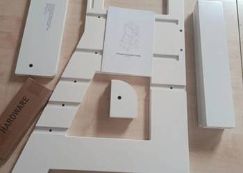 Nowy biały pomocnik kuchenny kitchen helper z regulacją i tablicą kredową