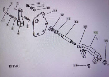 John Deere R41171/jarzmo/John Deere 4555/4755/4955