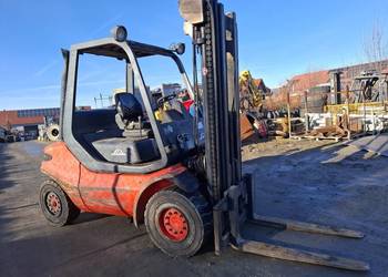 Wózek widłowy Linde H45D maszt tripleks z wolnym skokiem, 4 sekcje