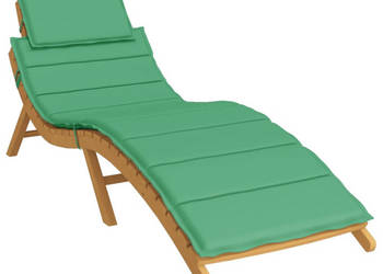 Poduszka na leżak zielona 186x58x3 cm tkanina Oxford WM-314163