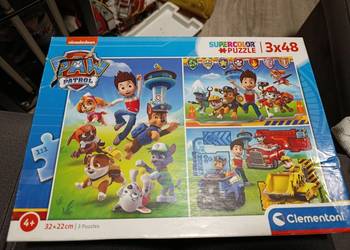 puzzle psi patrol trzy ukladanki