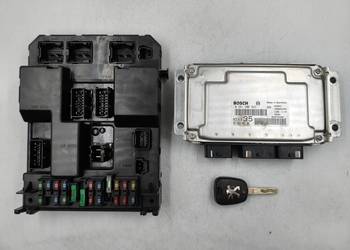 Sterownik Silnika Peugeot 307 1.6 16v 9638765680 0261206943 ZESTAW