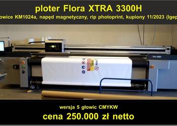 ploter drukujący flora XTRA3300h gwarancja 6 m-cy