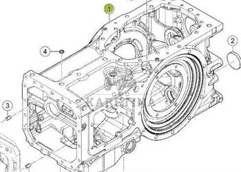 CLAAS Arion 610 660 Obudowa Tylnego Mostu Tylnej Osi 0011721431 00 1172 14…