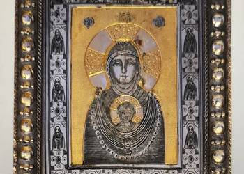 Ikona Matka Boża Zwycięska, srebro, 144