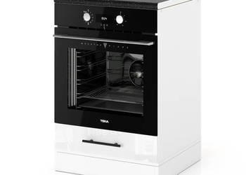 Szafka Kuchenna Stojąca Z Blatem Pod Piekarnik 60cm Spremium Biały Połysk