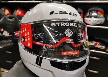 Kask LS2 FF908 STROBE II SOLID BIAŁY sklep Lubartów