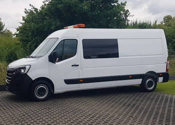 Renault Master 7 OSÓb L3H2 BRYGADÓWKA DŁUGI WYSOKI KLIMA MOVANO 2,3 DCI 15…