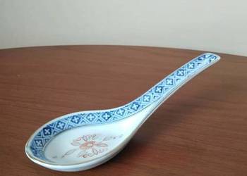 Łyżka porcelanowa do ryżu.