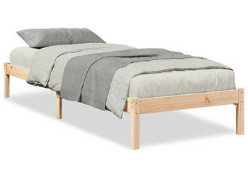 Dłuższe łóżko bez materaca lite drewno sosnowe 80x210 cm WM-852400