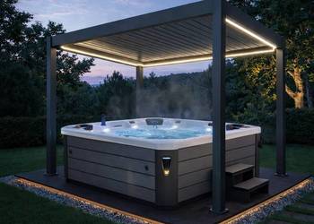 Jacuzi ogrodowe 91 dysz + pergola 3x3 GRATIS