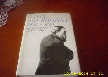 Listy do rodziny 1820- 1863  - J.I. Kraszewski