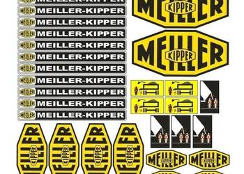 Naklejki oklejenie KIPPER MEILLER - duży zestaw Zamiennik