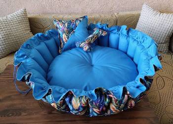 Nowe! Designerskie legowisko 2w1 dla psa (kwiat / kokon) + gratisy