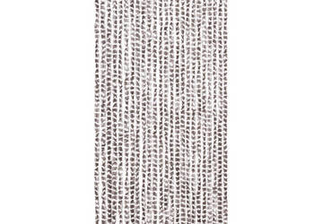 Zasłona przeciwko owadom kolor taupe i biel 100x220cm szenil WM-325462