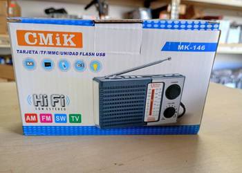 Przenośne Radio Retro CMiK MK-146 / QL-260 z Bluetooth i Latarką