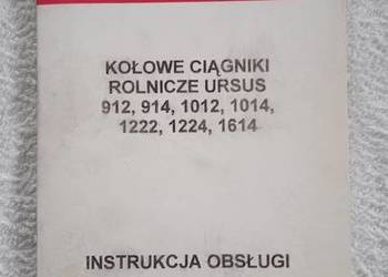 Instrukcja obsługi Ursus 912, 914, 1012, 1014, 1222, 1224, 1614 oryginał