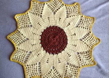 serwetki szydełkowe rękodzieło Wielkanoc wzory