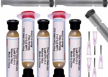 Topnik Flux Lutowniczy RMA-223 | 5x 10cc z Tłoczkiem i Igłą