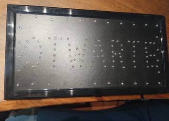 Napis / tablica świetlna OTWARTE