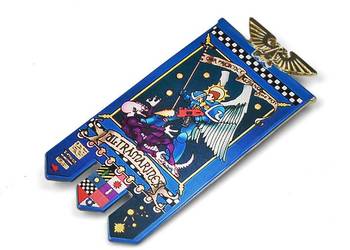 Ultramarines Banner  | 8 cm | Metal | Magnes | Warhammer 40k