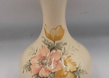 Piękny porcelanowy wazon sygnowany  - angielski.
