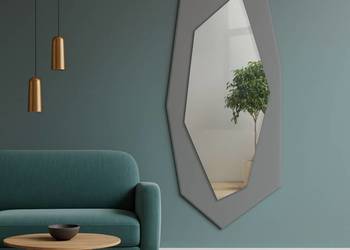 Dekoracyjne lustro na grafitowym antisolu - RADIANT