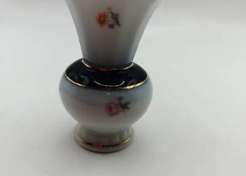 Wazon miniaturowy kobalt i złocenia