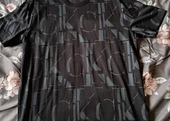 T-shirt koszulka Calvin Klein Jeans, bawełniana rozmiar XL czarna