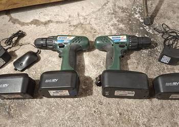 2 Wkrętarki DEDRA 12V i 18V - Cena za komplet.