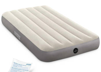 Materac welurowy dmuchany 191x99 cm INTEX 64101