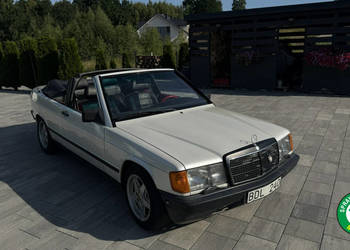 Mercedes W201 2.0benz. Kabriolet skóry podgrzewane fotele 61 tys km 2 wl o…