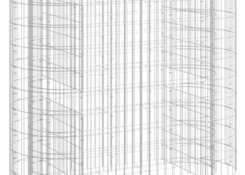 vidaXL Podwyższona donica gabionowa, galwanizowane żelazo(SKU:152032)