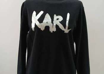 Bluza damska,czarna, Karl Lagerfeld, rozmiar S, bawełna