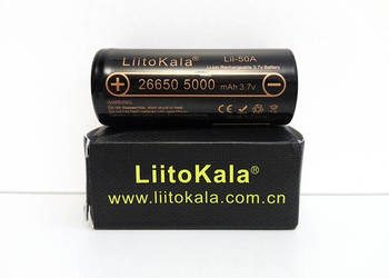 Akumulator/Ogniwo LiitoKala Lii-50A 26650, Li-ion, 3.7 V, 5000 mAh