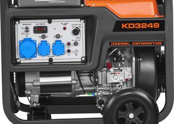 Agregat prądotwórczy DIESEL 8/9kW 230V KD3249