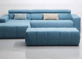 SYZ DESIGN narożnik regulowane zagłówki rogówka sofa kanapa tkanina